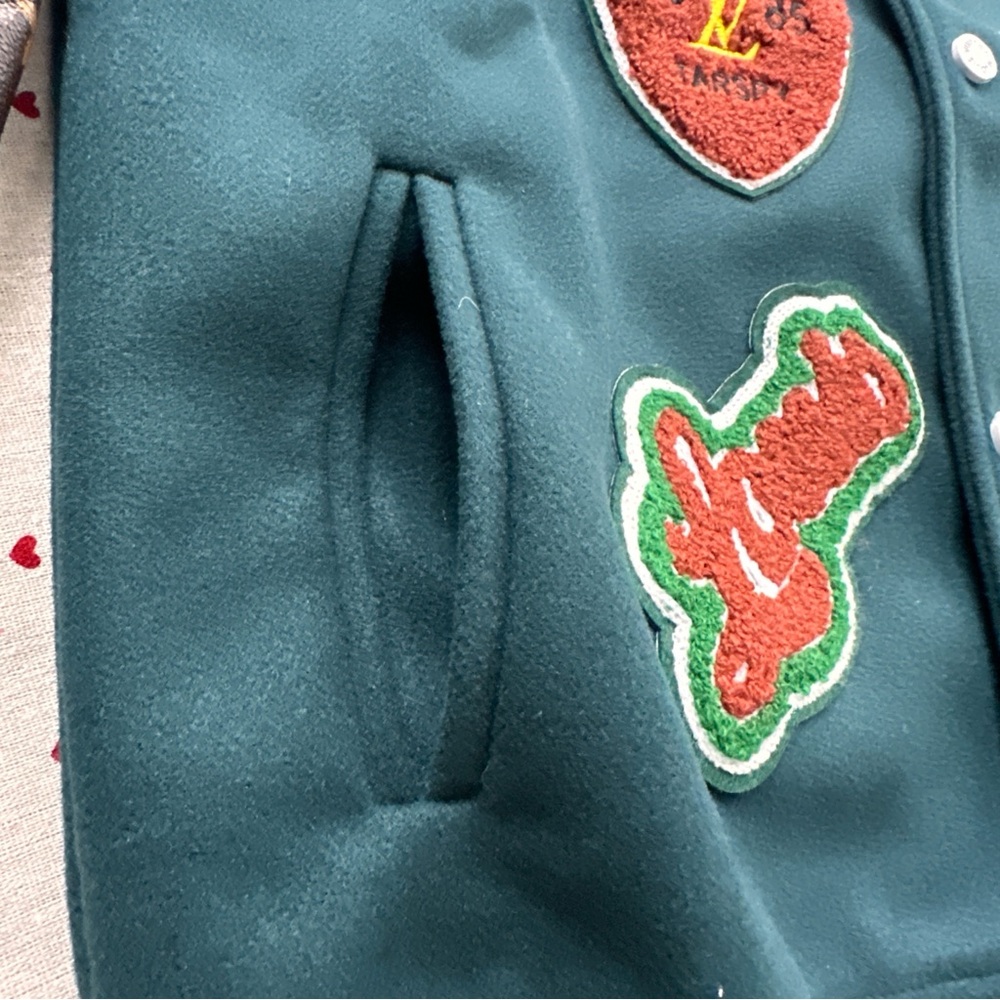 Louis Vuitton Monogram Patchwork Baseball Jacket,… - image 4